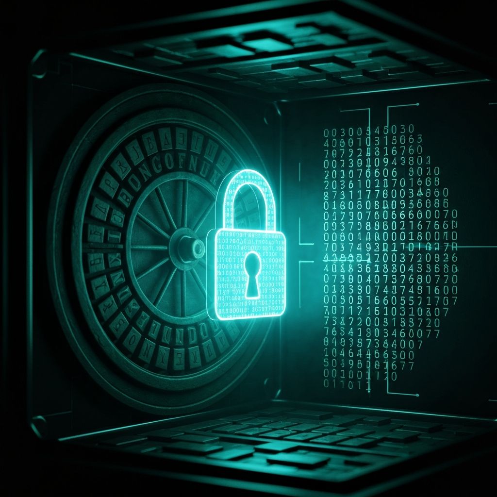 Cryptography and cipher encryption using letter to number substitution